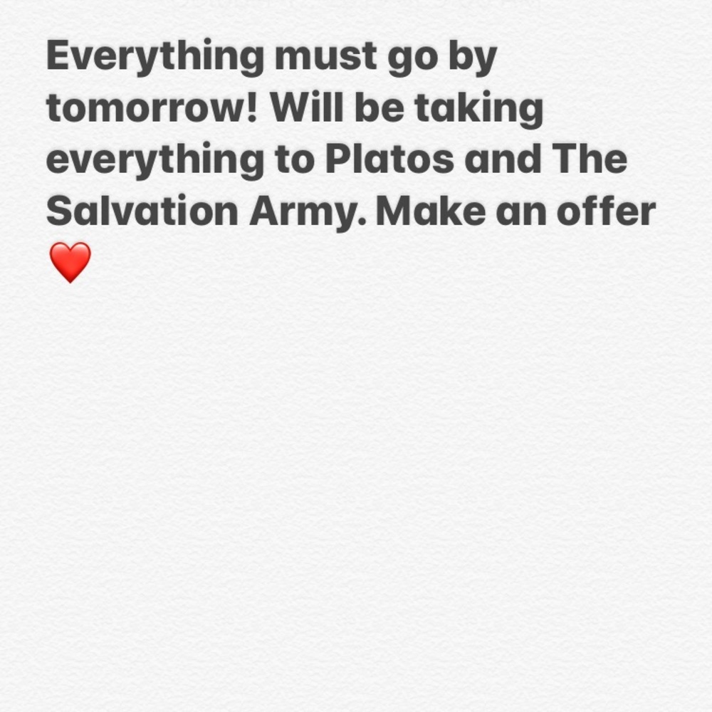 EVERYTHING MUST GO